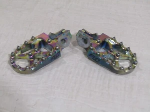 2017-2022 HUSQVARNA TC125 250 450 FLO PRO SERIES FOOTPEGS JET FUEL KTM GAS GAS - Picture 1 of 5