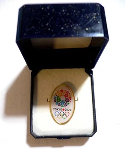 2020 Olympic Games Tokyo Original Collectible CANDIDATE CITY PIN BADGE BUTTON 1 - Picture 1 of 6