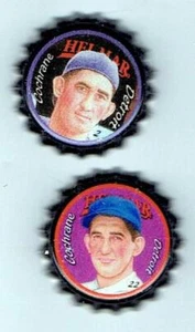 MICKEY COCHRANE Tigers ~ 2 Helmar Brewing Bottle Caps - Picture 1 of 1