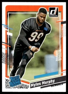 2023 novato clasificación Donruss Myles Murphy Cincinnati Bengals #320 - Imagen 1 de 2