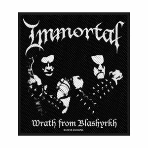 IMMORTAL WRATH FROM BLASHYRKH WOVEN SEW ON PATCH OFFICIALLY LICENSED - Picture 1 of 7