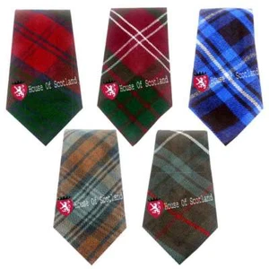 Scottish Tartan Kilt Neck Tie - Various Tartan Designs, Acrylic and Wool Blend - Picture 1 of 4