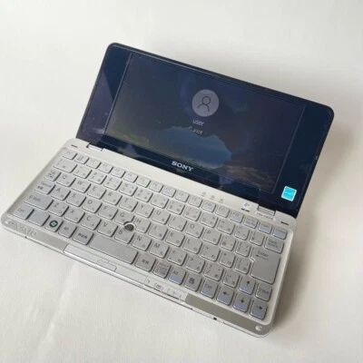Sony vaio notebook mobile computer type P working item black home appliances - Image 1 of 4