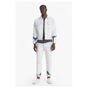 NUEVO SIN ETIQUETAS MR. MOTHER Hombres Cazador Tobillo Fray Nube en Mi Café Azul Blanco Talla 34 - Imagen 1 de 13