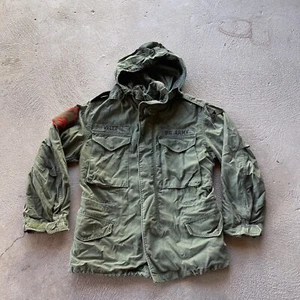 Military Jacket Small Short Field Coat Cold Weather M65 Green Alpha Industries - Picture 1 of 10