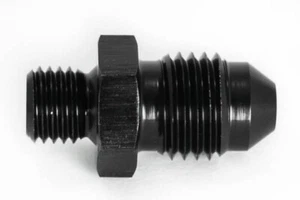 Gewindeadapter M8x1,0 zu Dash 4 / -4 AN / JIC 4 Schwarz eloxiert 7/16 - 20UNF - Picture 1 of 3