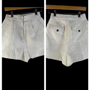 Neu Sister Jane Dream maßgeschneiderte Shorts mit Blumenmuster weiß klein neu ohne Etikett - Bild 1 von 9