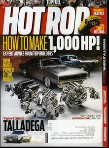 Hot Rod Magazine September 2019 How to Make 1,000 HP! - Picture 1 of 3