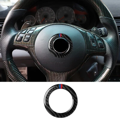 Cubierta de volante de fibra de carbono para BMW Serie 3 E46 Foto 1 de 4