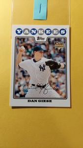 2008 Topps Update #UH105 Dan Giese, Rookie, cd1