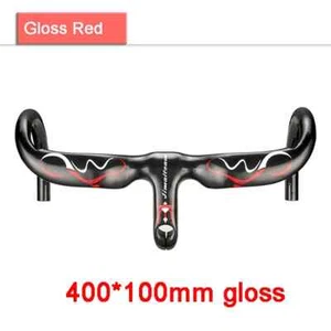 Carbon Fiber Road Bicycle Handlebar Aero Integrated Drop Bar and Stem 400-440mm - Picture 1 of 48