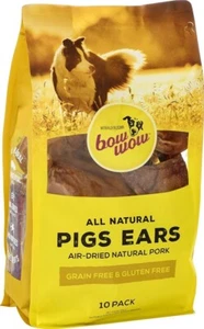 Bow Wow- Pigs Ears Dog Treats, 10 Pack - AU FREE SHIPPING. - Picture 1 of 2
