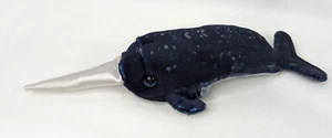 Juguete de peluche Folkmanis Mini Narwal marioneta de dedo 8,5 pulgadas - Imagen 1 de 8