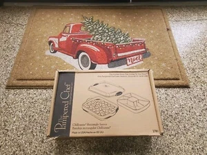 HTF Pampered Chef Chillzanne⭐️Rectangle Server Deviled Eggs Veggie Dip Tray⭐️NIB - Picture 1 of 4