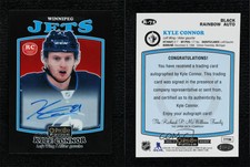 2016-17 O-Pee-Chee Platinum Retro Black Rainbow Kyle Connor #R-72 Rookie Auto RC