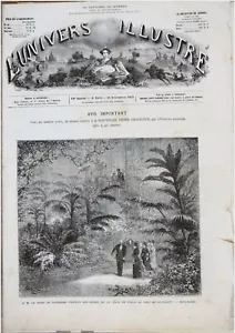 L’UNIVERS ILLUSTRÉ N° 1083 25-12-1875 PONT-SUR-YONNE FONTAINEBLEAU BOMBAY SENAT - Foto 1 di 13
