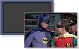 Batman & Robin Show Adam West Burt Ward Image Fridge Refrigerator Magnet 2 x 3 - Picture 1 of 3