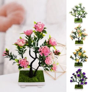 Garden Arrangement Ornaments Small Tree Pot Wedding Christmas Birthday Party - Picture 1 of 19