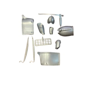 Vintage Marx Sir Stuart Silver Noble Knight Action Figure Accessories 1968 - Picture 1 of 2