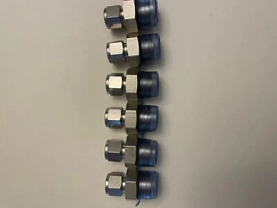 1/2" Tube OD x 1-1/16-12 SAE/MS 316ss Adapter Fitting Hy-Lok CSC-8-12U-S316 NEW  - Image 1 of 3