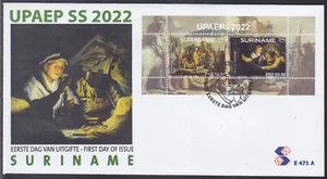 Surinam - Suriname Issue FDC 2022 (471A) Art - Classic Paintings - Picture 1 of 1
