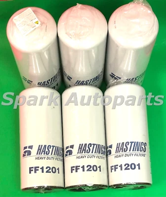 Estuche de 6 filtros de combustible Hastings FF1201 para KENWORTH T680, PETERBILT, FREIGHTLINER Foto 1 de 3
