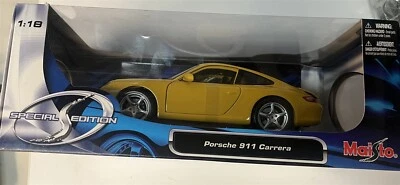 1/18 Maisto Porsche 911 Carrera Die Cast #46629 - Image 1 of 2