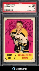 1967 TOPPS #92 BOBBY ORR NM-MT PSA 8 - Bild 1 von 3