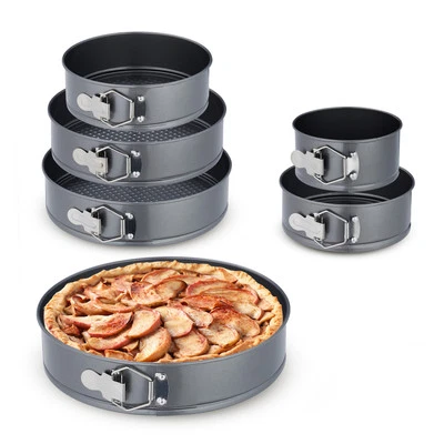 Springform set 6 Größen Edelstahl Tortenform Set Backformen Set Antihaft - Bild 1 von 4