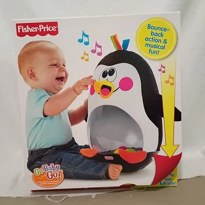Juguete musical inflable para bebé Go Baby Go "Bat & Wobble Penguin" precio de pesca ¡NUEVO! Foto 1 de 4