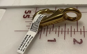 2 Snap Hook Brass Gold 2-1/4" T7625304.  3/8th - Picture 1 of 3
