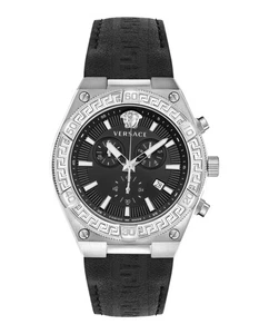 Versace Mens  Stainless Steel 46mm Strap Fashion Watch - Picture 1 of 4