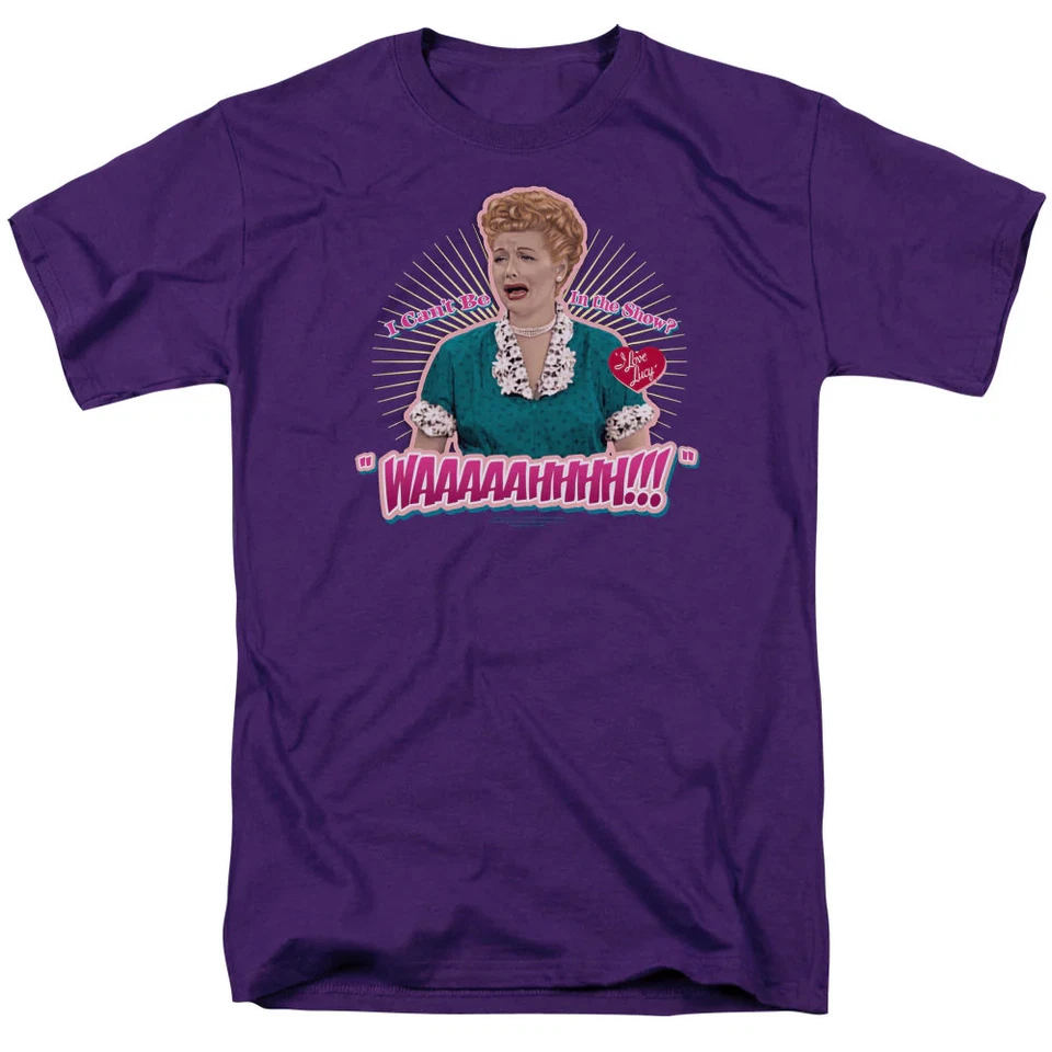 I Love Lucy Waaaaahhh!!! Camiseta morada para hombre Foto 1 de 1