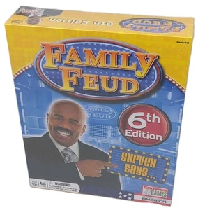 Family Feud 6a Edizione Endless Games Gioco da Tavolo Survey Dice Nuovo Sigillato USA - Foto 1 di 4