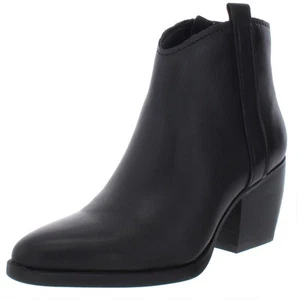 Naturalizer Womens Fairmont Black Ankle Booties Shoes 12 Wide (C,D,W) BHFO 5733 - Picture 1 of 2