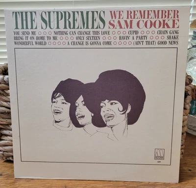 THE SUPREMES - We Remember Sam Cooke (Motown MT 629, 1965) VG+/EX READ! - Image 1 of 4