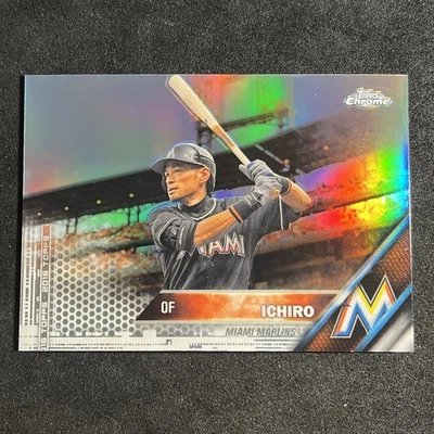ICHIRO Refractor 2016 Topps Chrome Baseball #116 Miami - Image 1 of 2