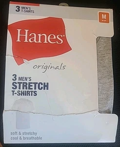 Hanes T-Shirt Uomo Crew, Traspirante, Morbido Cotone Elasticizzato Confezione da 3 Taglia M 38-40 - Foto 1 di 6