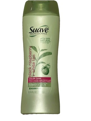 Champú Suave Professionals para el cuidado del color del té blanco frambuesa negra 12,6 oz Foto 1 de 2