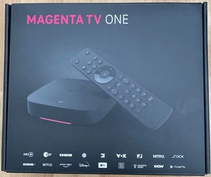 Telekom MagentaTV One, Schwarz, TV-Box, Fernbedienung, HDMI, USB, WLAN - Bild 1 von 1