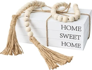 Decorative Books for Home Decor, White Faux Decoration, Rustic...  - Picture 1 of 9