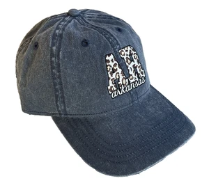 ✅NEW! Leopard AR Arkansas Blue Denim Hat Cap  ONE SIZE Adjustable Back Strap ~ - Picture 1 of 9