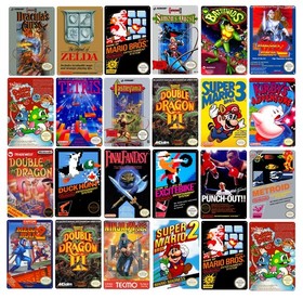 Nintendo Nes Metal Posters -  Tin Sign  &ndash; Video Game Wall Art  - Size:20x30cm