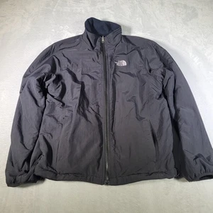 North Face Jacke Herren M schwarz navy Wende Full Zip Windbreaker Fleece TNF - Bild 1 von 17