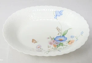 Mikasa Something Blue Bone China Oval Vegetable Bowl 10-1/2" - MINT - Picture 1 of 5
