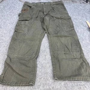 Pantalones de mezclilla cargo Wrangler Riggs Workwear para hombre 40x30 verdes - Imagen 1 de 13