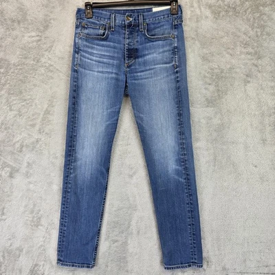 Rag & Bone Jeans Mens 30x30 Blue Fit 2 Slim Throop Button Fly Stretch Denim - Image 1 of 4