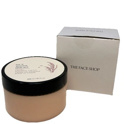 CREMA DE MASAJE FACIAL BRILLANTE AGUA DE ARROZ The Face Shop 6,7 oz Foto 1 de 4