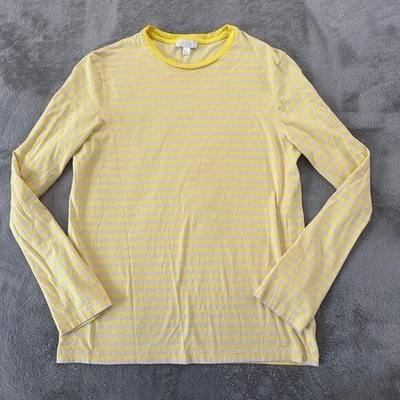 Camisa Top COS Amarilla Rayas Manga Larga Cuello Redondo Para Hombre MEDIANA Foto 1 de 4