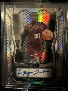 Ta’niya Latson 32/73 Auto 2025 Leaf Metal - USC Gamecocks/FSU Seminoles - Picture 1 of 4